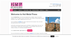 Desktop Screenshot of hotmetalpress.co.uk